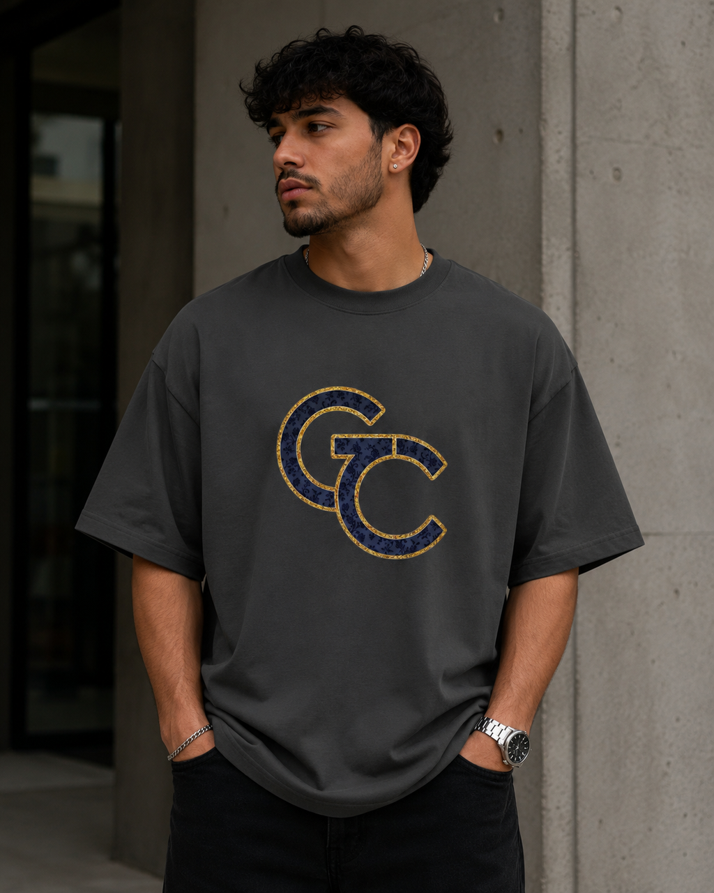 GC Gold Monogram Vintage Tee